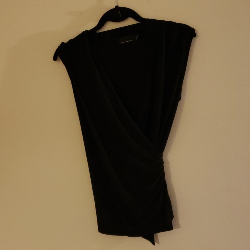 Simply black sleeveless top by The Limited